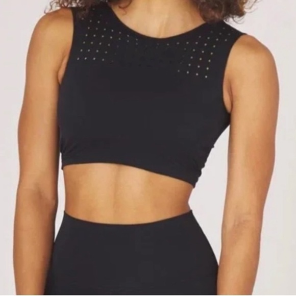 NWT Glyder Sports Bra XS Nylon Spandex Venting Lined Athletic Bra Athleisure New - Picture 1 of 15